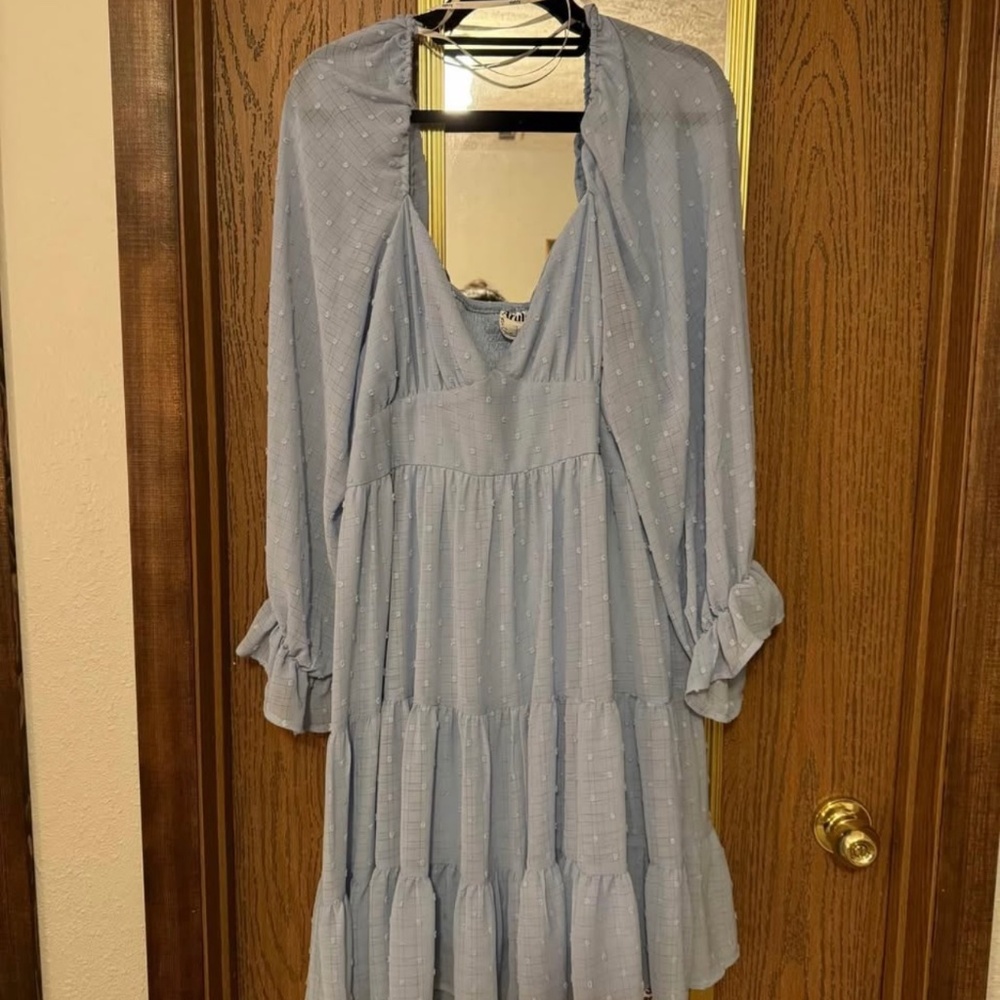Soft Blue Dress